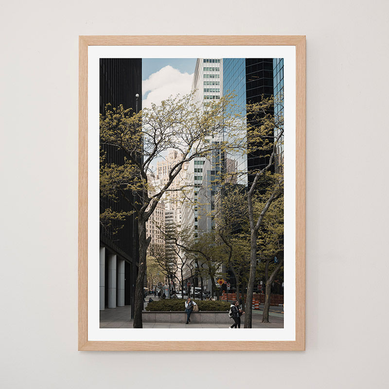 New York streets 4, NY, USA - FRAMED