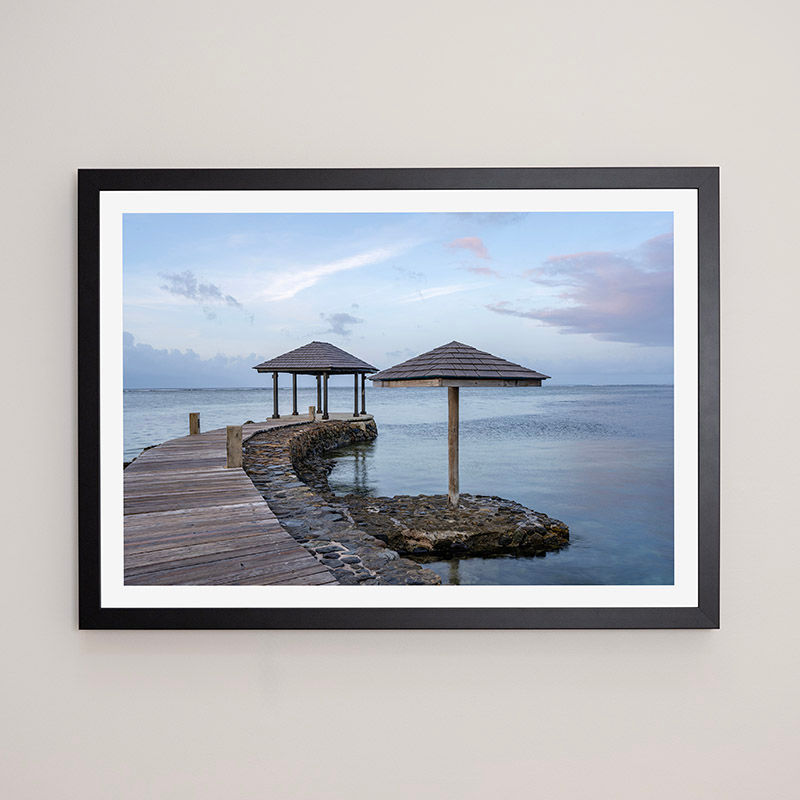 Thumbnail: Wharf, Coral Coast, Fiji - FRAMED.