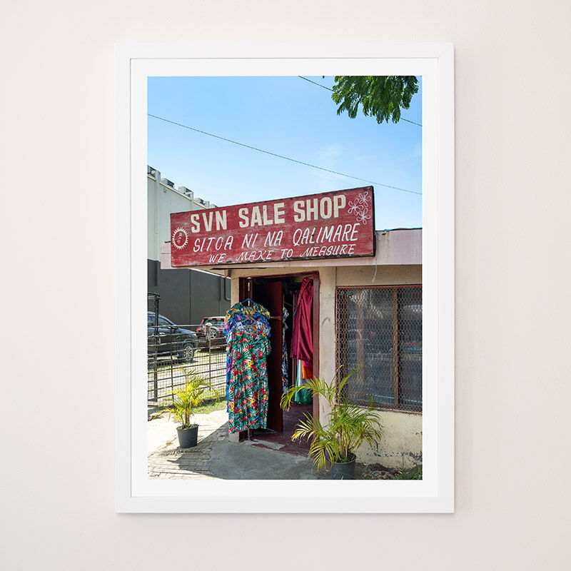 Thumbnail: Clothes shop, Sigatova, Fiji - FRAMED