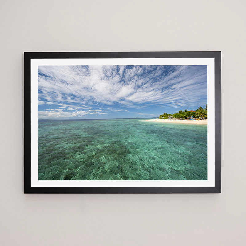 Thumbnail: Big sky and Mala Mala Island, Fiji - FRAMED.