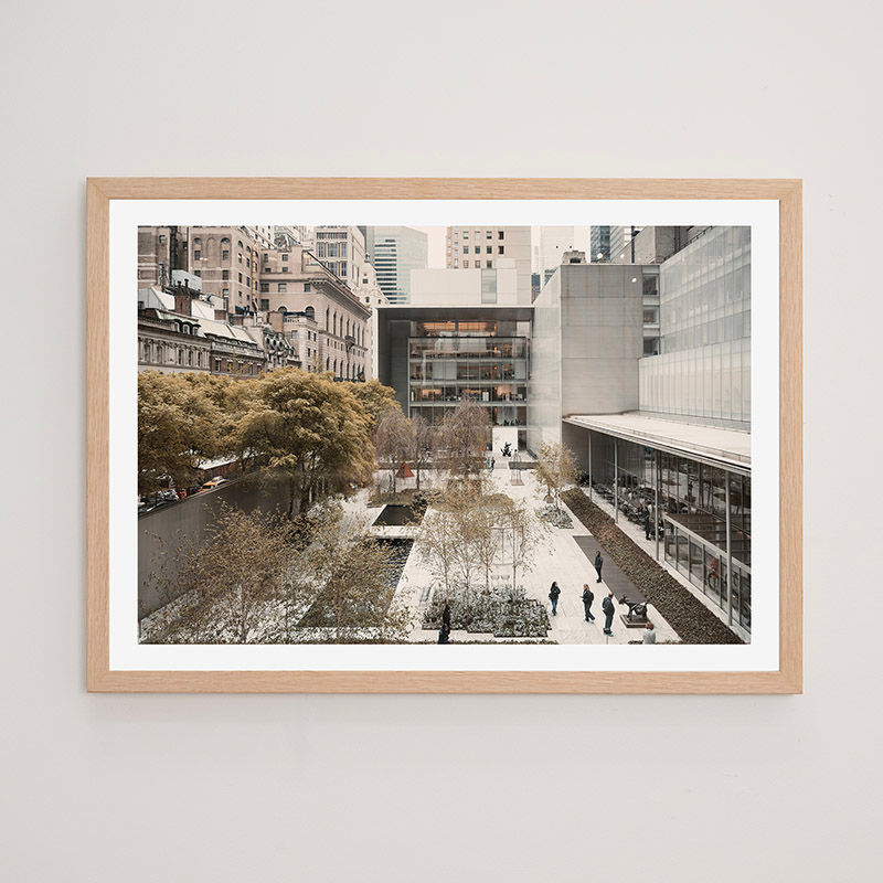 Sculpture garden, MOMA, New York, USA - FRAMED