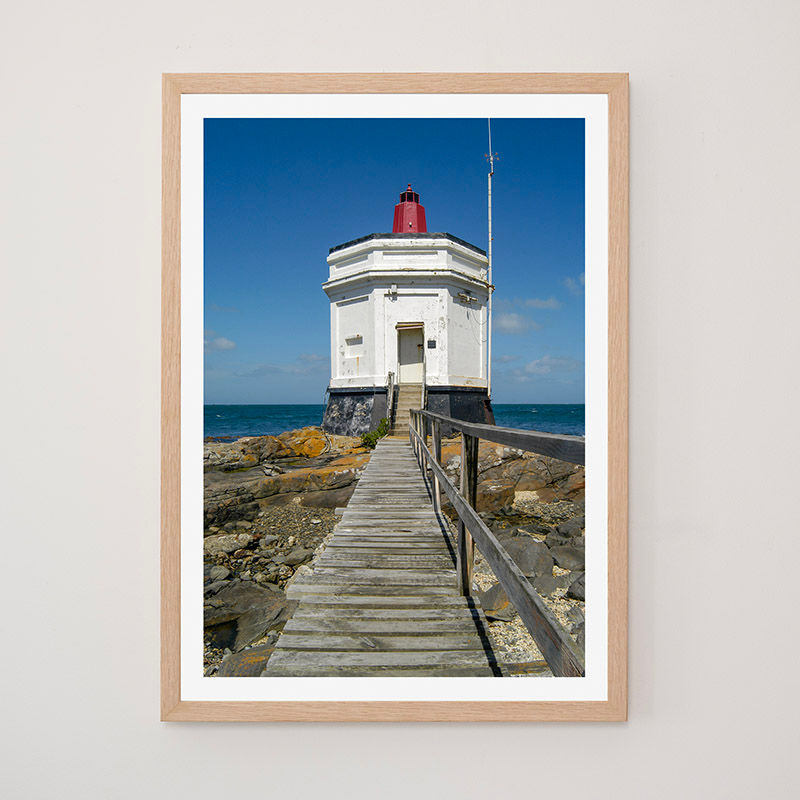BLUFF LIGHTHOUSE, NZ - FRAMED