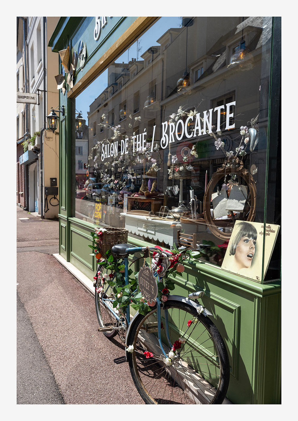 Parisian cafe, Paris, France - UNFRAMED.
