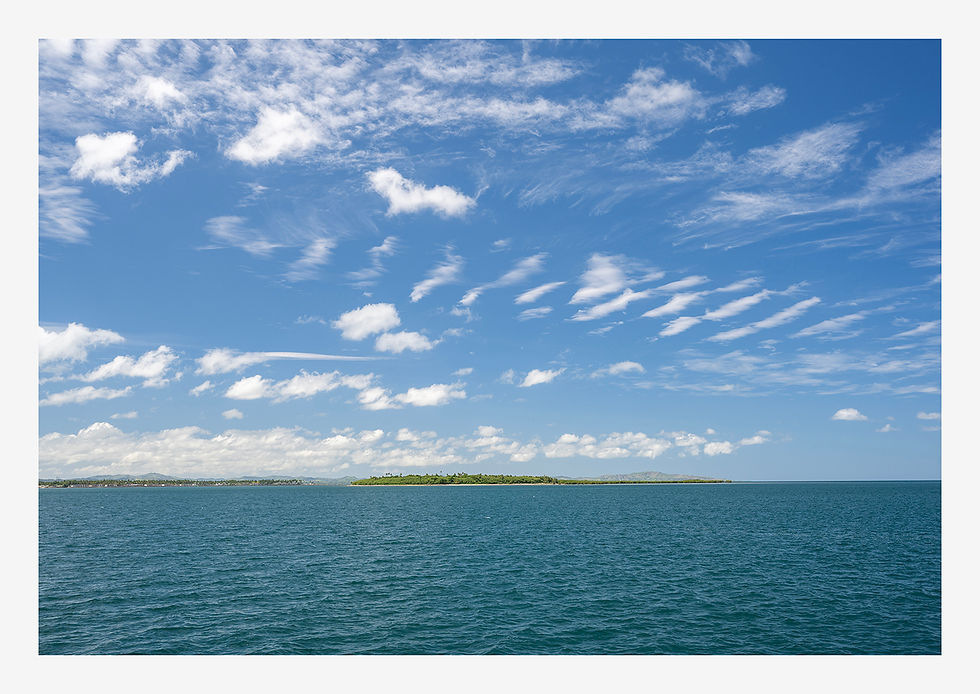 Fluffy clouds, Fiji - UNFRAMED