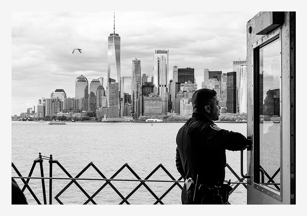 STATEN ISLAND FERRY, NEW YORK - UNFRAMED.