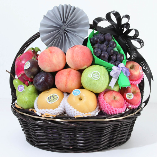 傳統中秋果籃(特大) T112 御花店 FlowerBouquet HK