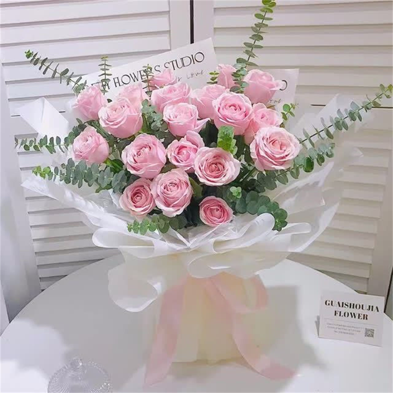 粉紅色主調花束9