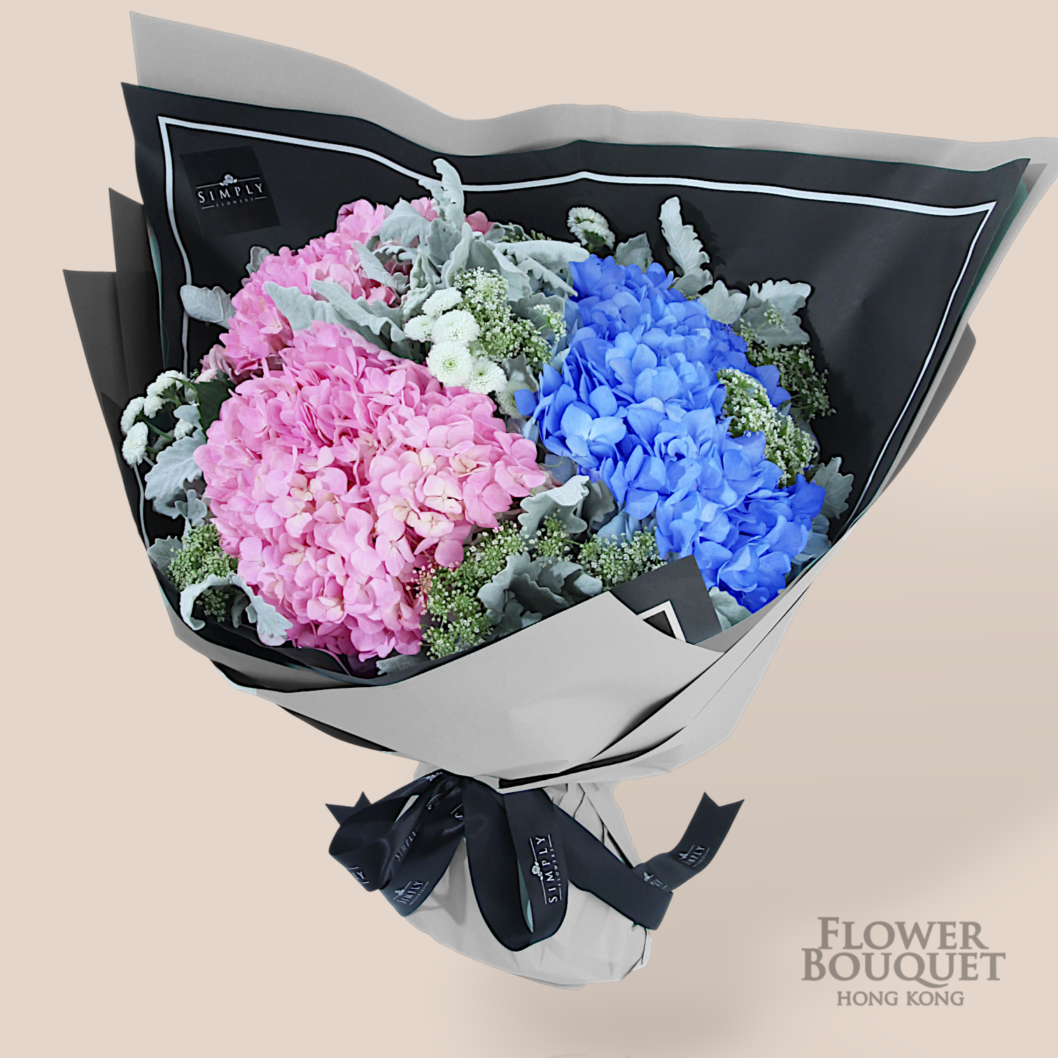 Valentine's Hydrangea Bouquet