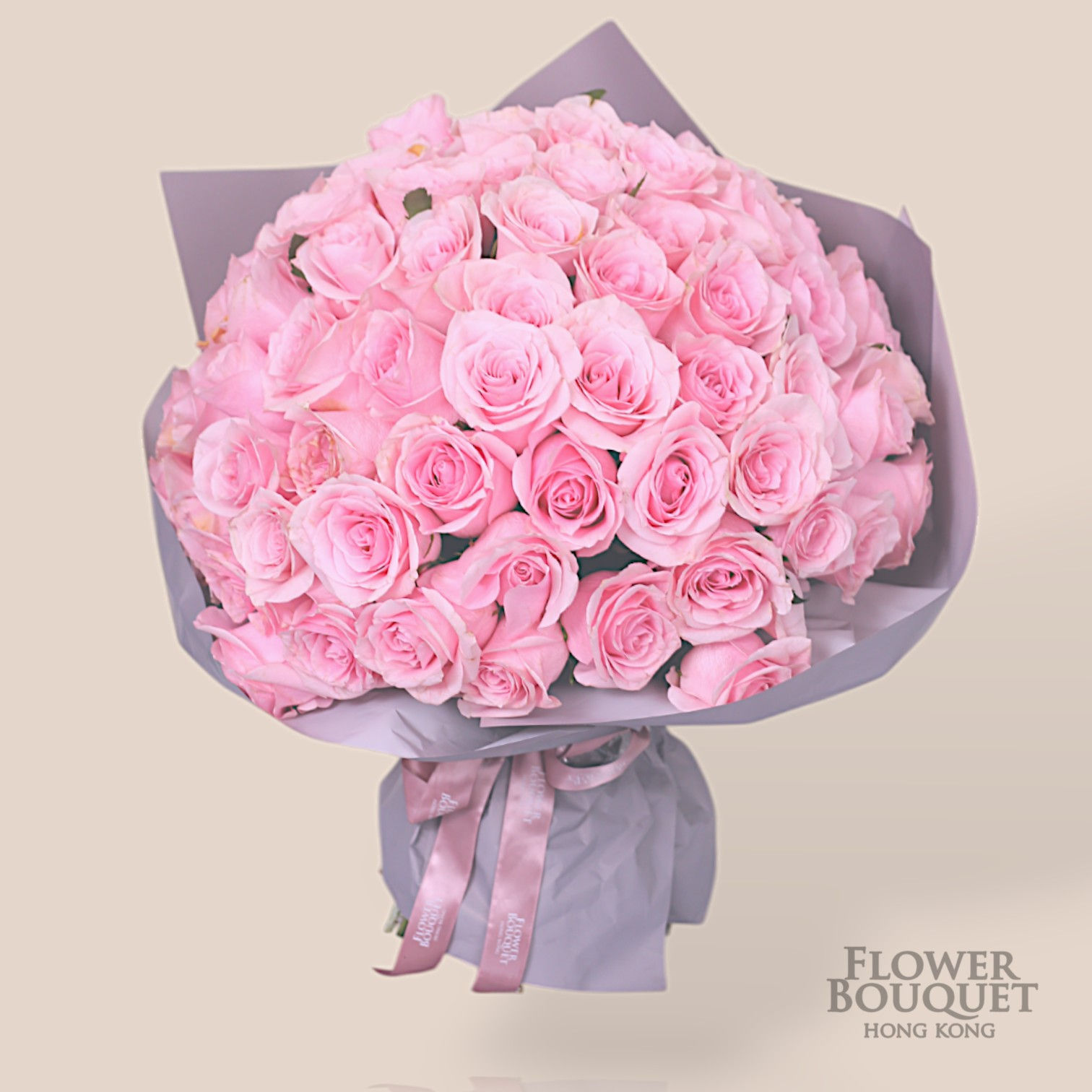 50/99 Stems Pink Roses Bouquet