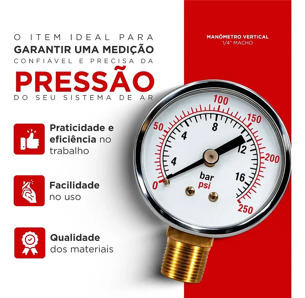 Miniatura: Manômetro Alta Pressão