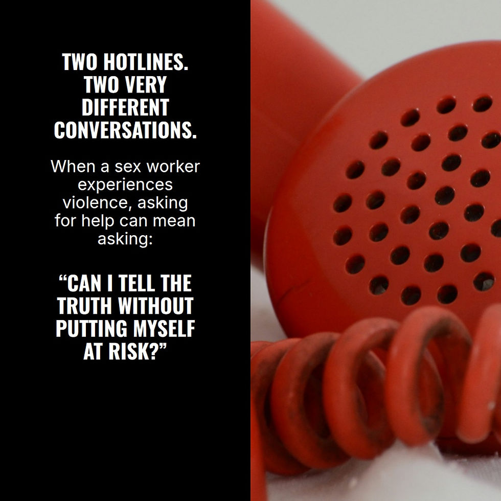 Two Hotlines, Two Very Different Conversations
