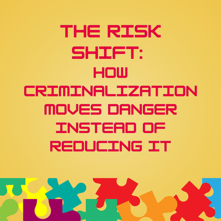 The Risk Shift: How Criminalization Moves Danger Instead of Reducing It