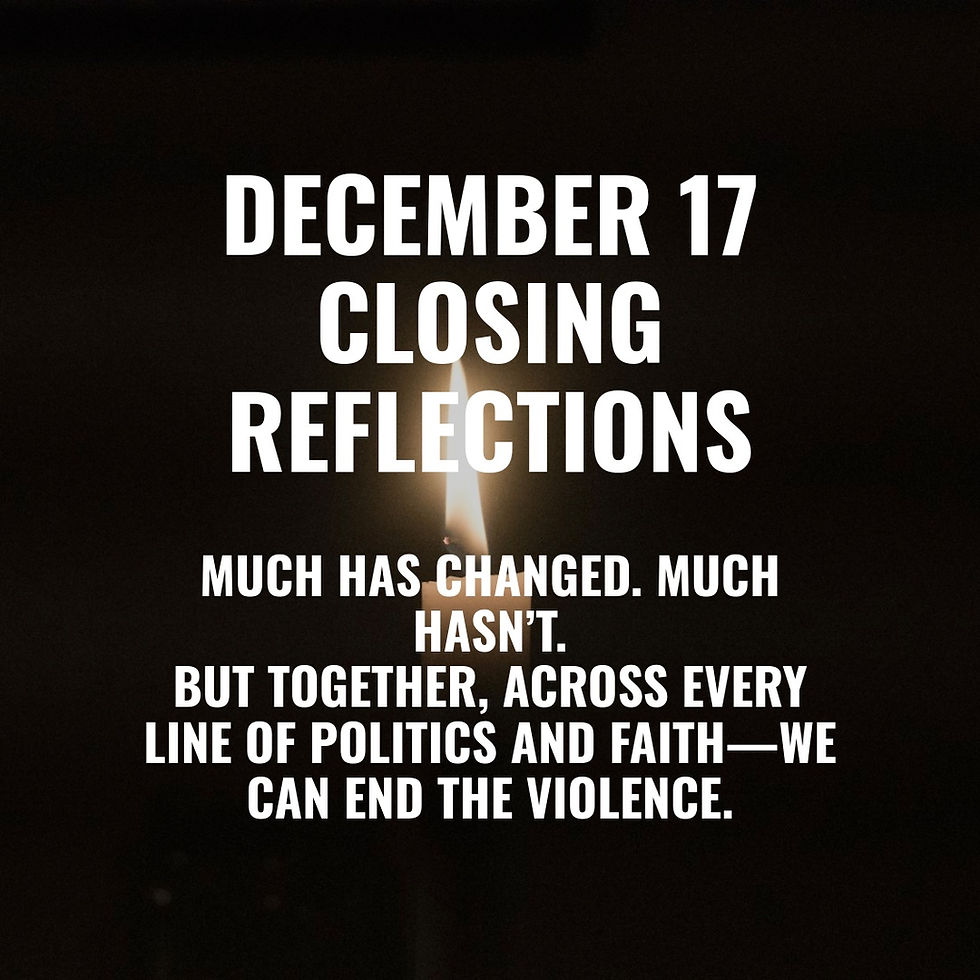 December 17: We Were Never Invisible