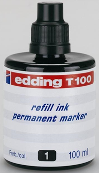 Edding Permanent Mürekkep 100ml E-T100 Siyah