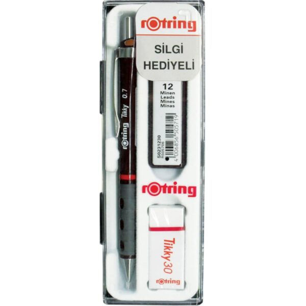 Rotring Tıkky Versatil Okul Seti 0.7 Bordo