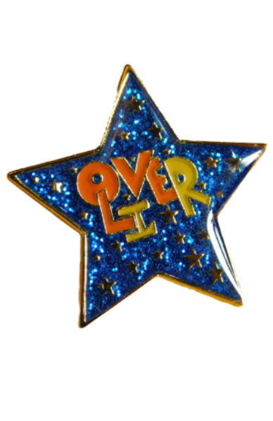 Star pin badge