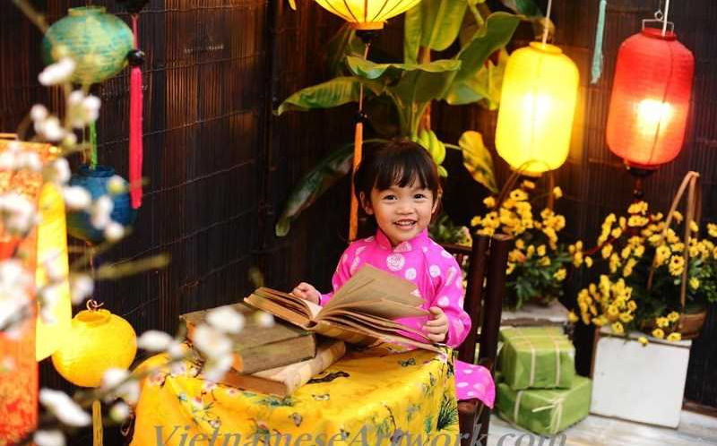 Thumbnail: Pink Vietnamese Ao Dai with Medallions