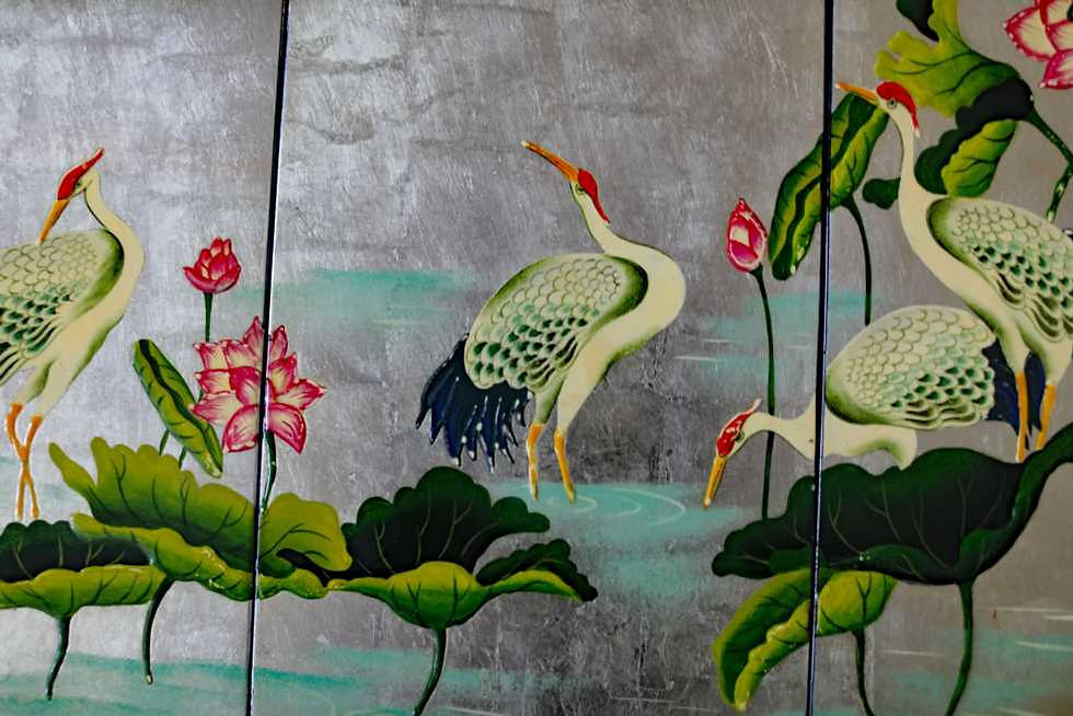 Thumbnail: Cranes and Lotus