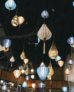 Silk Lanterns at Tansuo Restaurant, Nashville, Tennessee