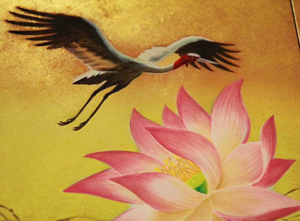 Thumbnail: Cranes and Lotus