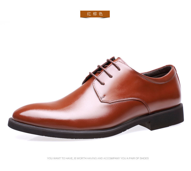 Miniatura: New Leather Shoes Men's British Business Casual Shoes Breathable and Comfortable