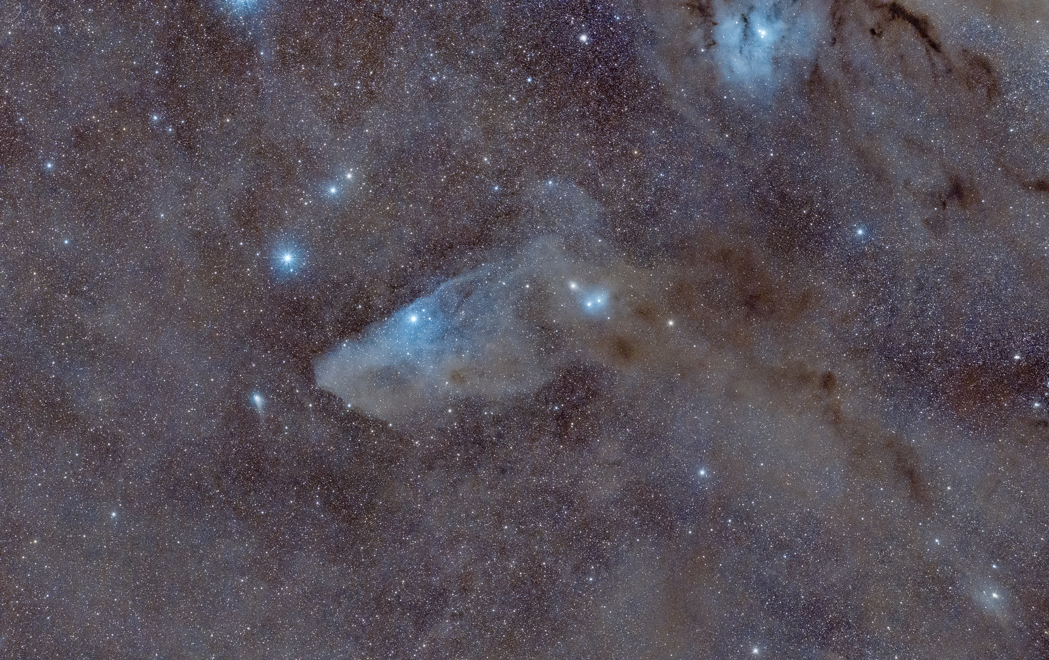 Blue Horsehead Nebula content media