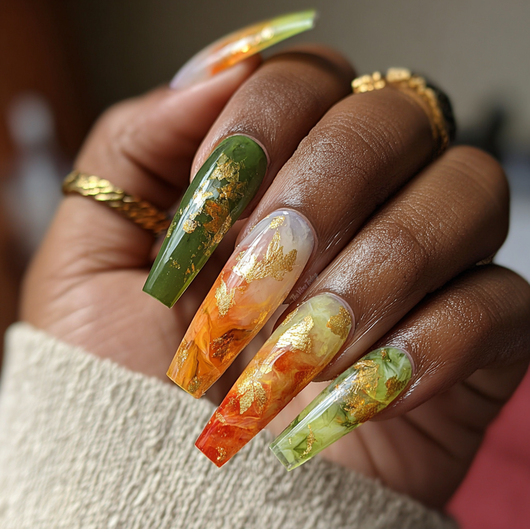 Autumn Aura - Marbled Meadow