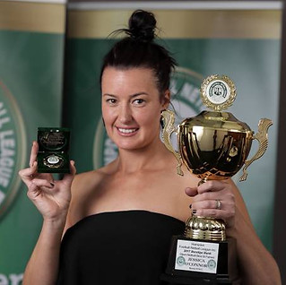 2017 HFNL Open Netball Best & Fairest winner, Jess O'Connor