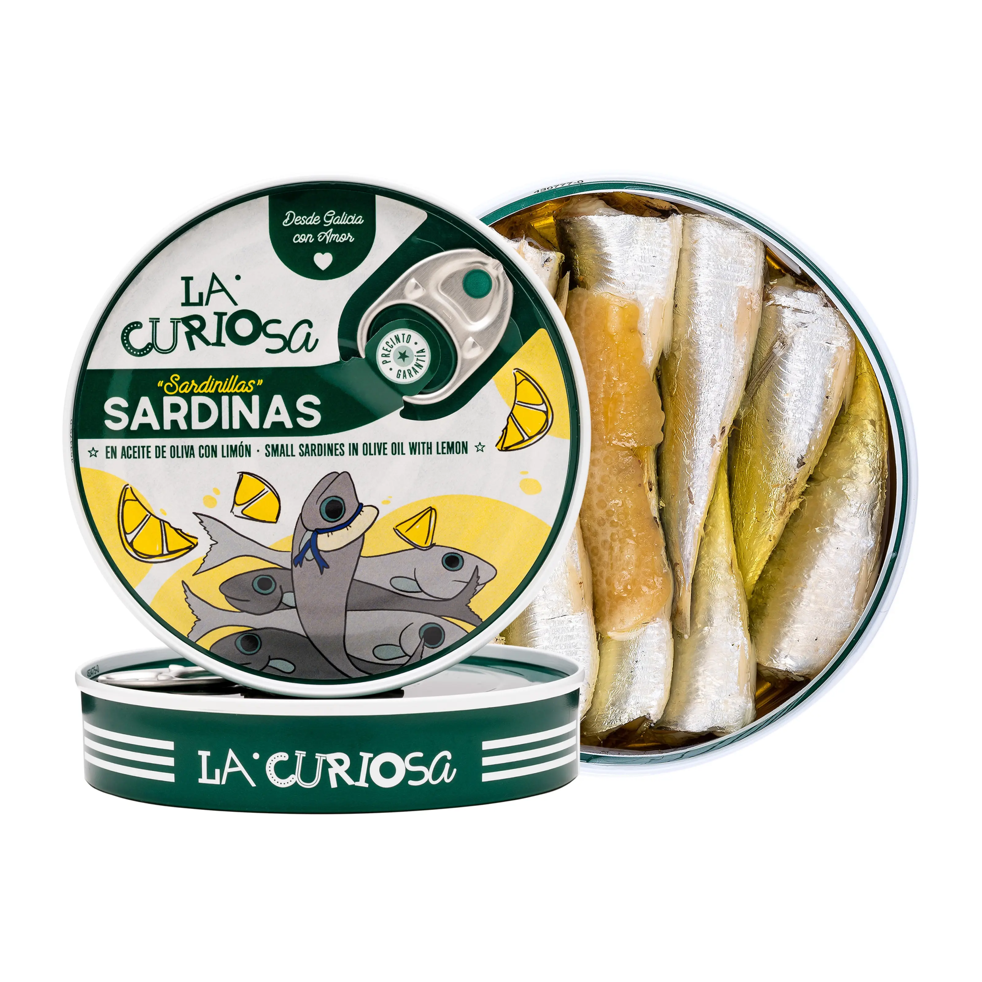 La Curiosa Small Sardines in Olive Oil & Lemon Canned Company