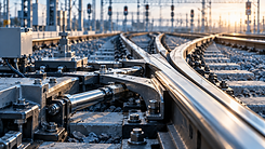 Railway Switch at Sunrise.png