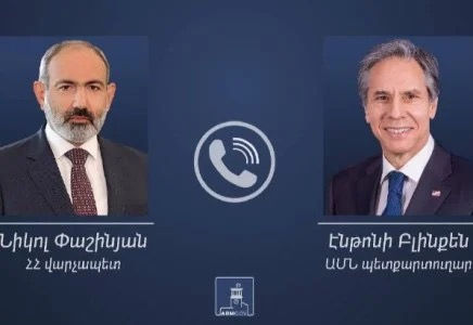 In his conversation with Pashinyan, Blinken reaffirmed the importance of stable peace between Armenia and Azerbaijan. State case