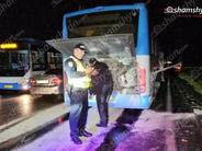 47 երթուղու ավտոբուսում հրդեհ է եղել, վարորդը տարհանել է ուղևորներին. Shamshyan