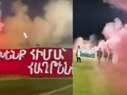 Ընդհատվել է «Շիրակ»-«Գանձասար» խաղը․ պահանջում են ՀՖՖ նախագահի հրաժարականը