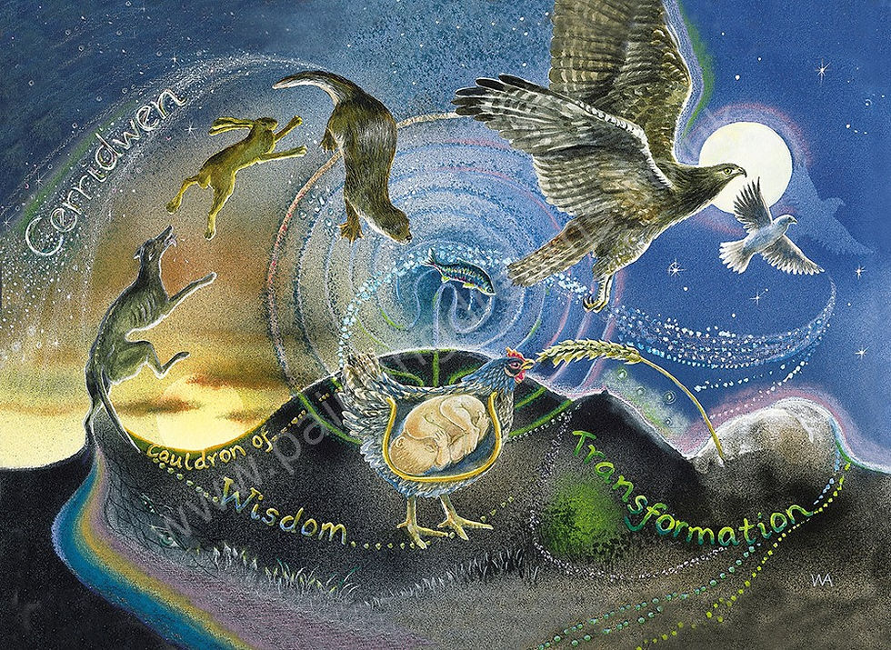 Cerridwen and Gwion's Chase