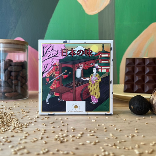 ゴマ × 黒ニンニク チョコレート〈日本の味〉 | CHOCO FOREST