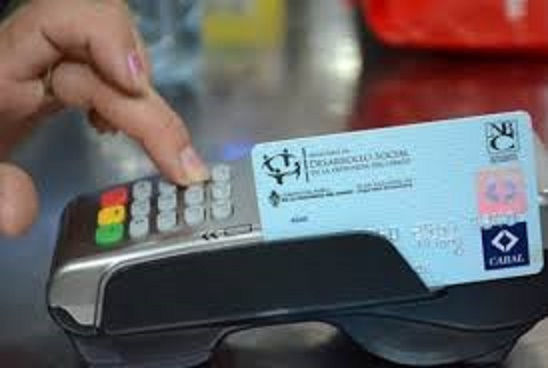 ESTÁN ACREDITADAS LAS TARJETAS ALIMENTARIAS