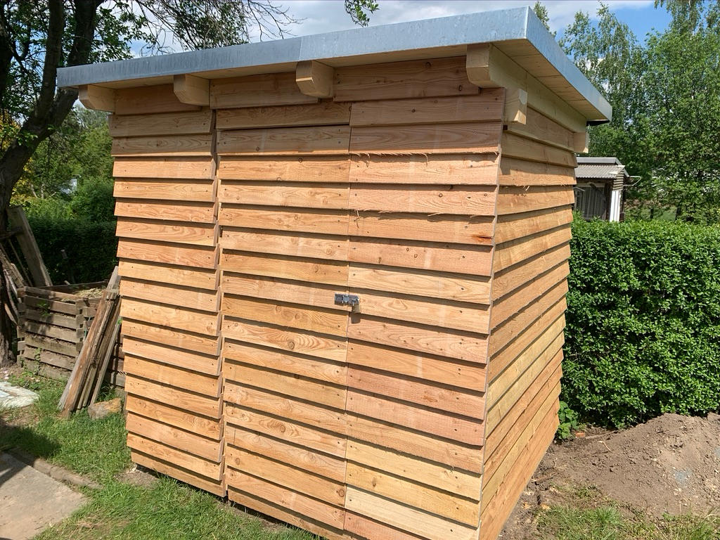 Geräteschuppen aus Lärche