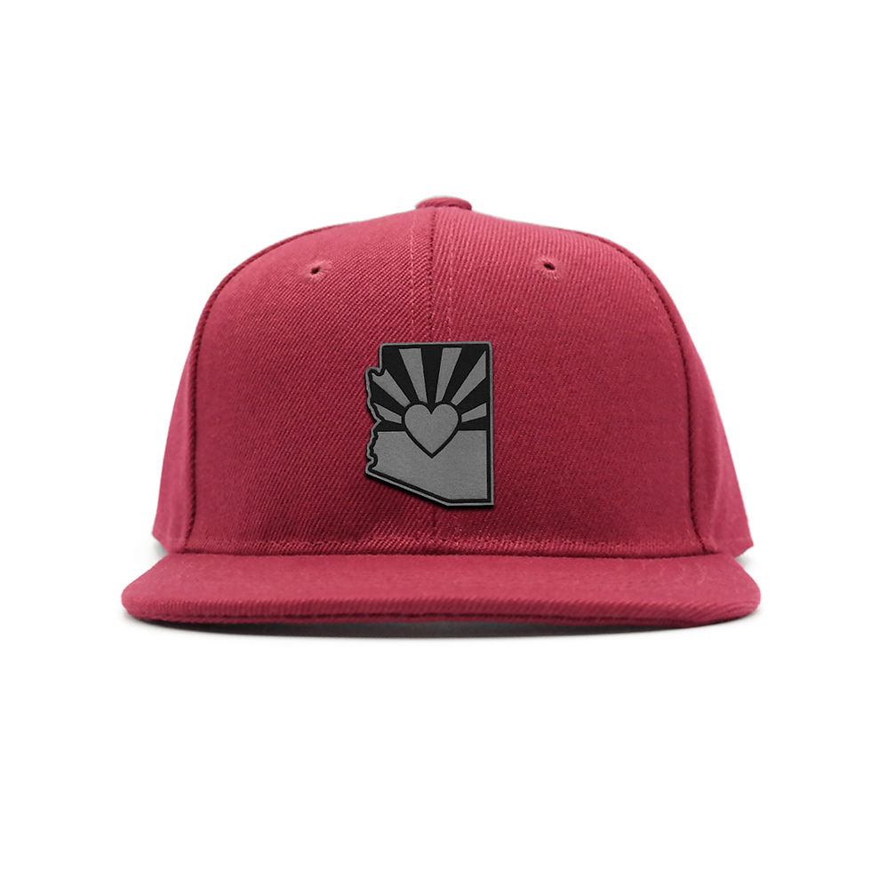 Thumbnail: Gray Love Arizona - Kids Flat Bill