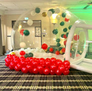 Bubble house fête d'entreprise arbre de noël à l'hôtel mercure à Bordeaux