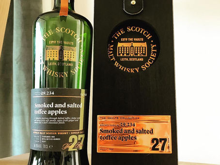 SMWS 29.234 Laphroaig “Smoked and Salted Toffee Apples”