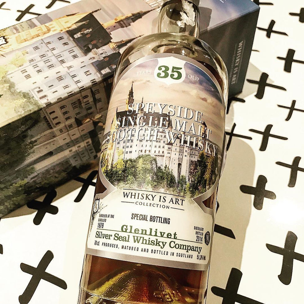 Silver Seal “Whisky is Art” Glenlivet 35 Years Old