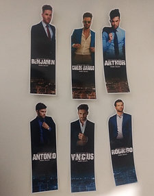 Marcadores com Recorte - Família Valentini