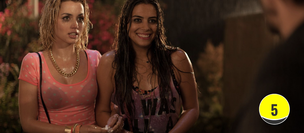 Ana de Armas and Lorenza Izzo in Knock Knock