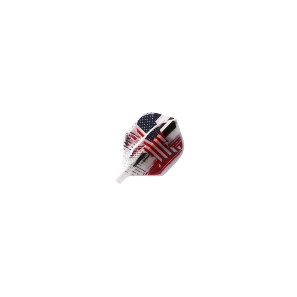 Cuesoul Tero AK4 Dart Flights - Standard USA Flag