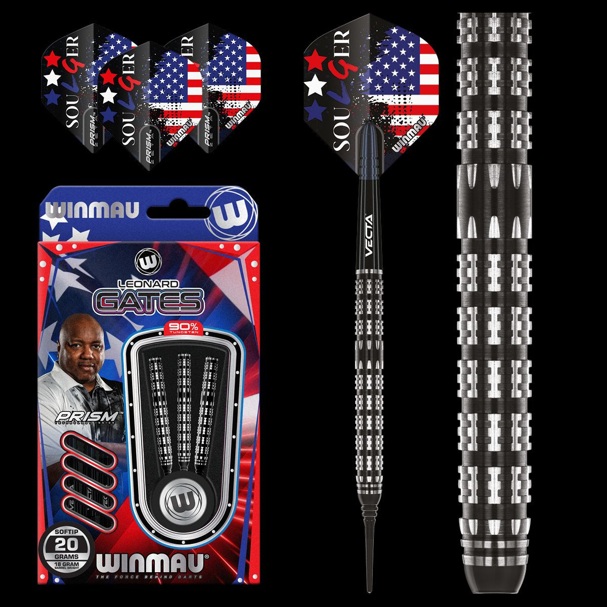 Winmau Leonard Gates 20 gram 90% Tungsten alloy
