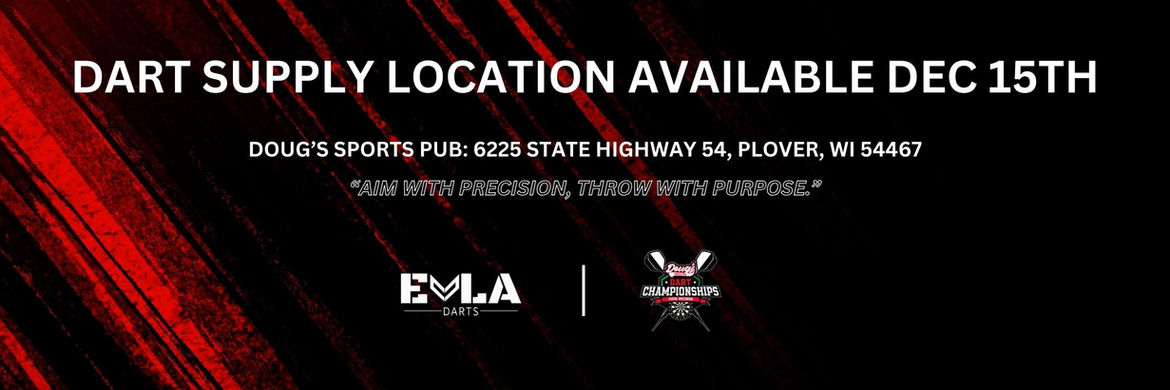 DOUGS SPORTS BAR BANNER DART CASE