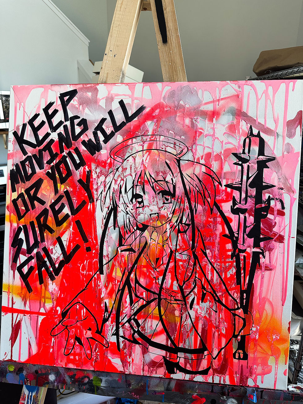 Thumbnail: "PERSEVERE" Dokuro Mitsukai Painting