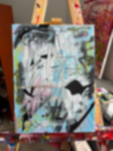 "DISTRESS" Esdeath Painting
