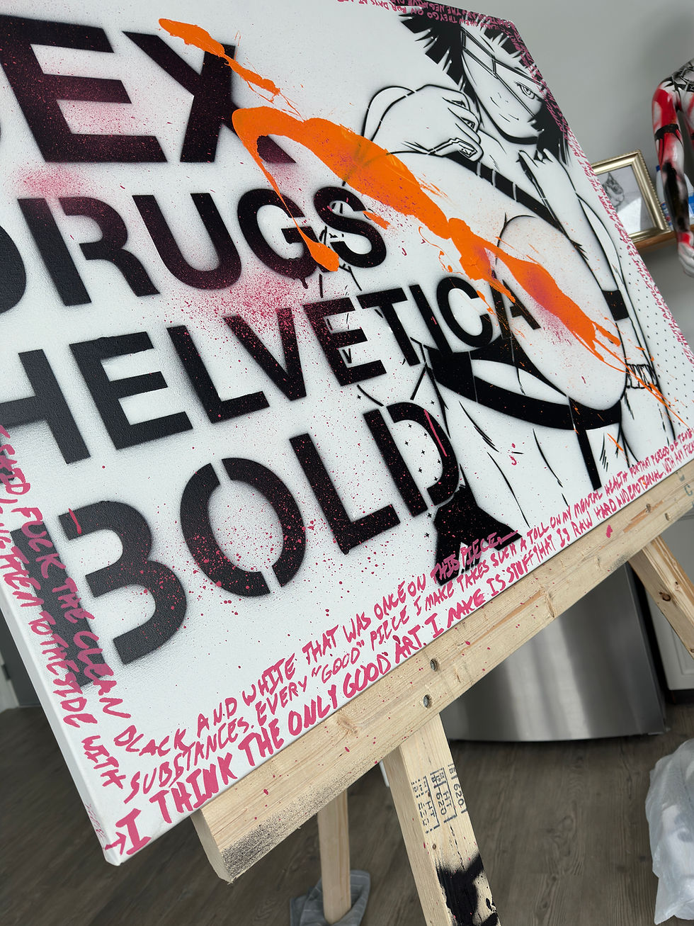 Thumbnail: "HELVETICA" Painting