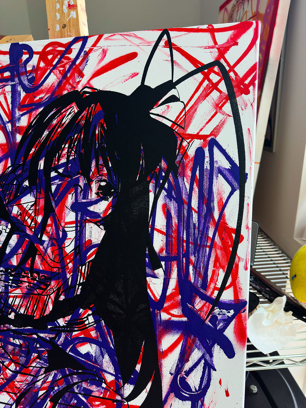 Thumbnail: "AGITATION" Akeno Painting